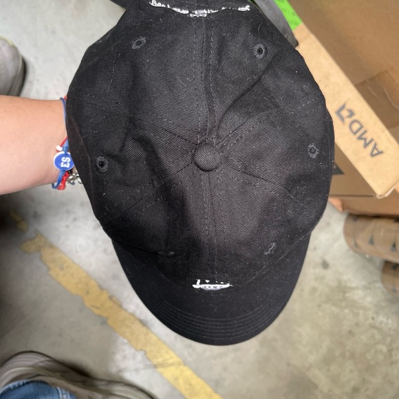 Jean-Michael Basquiat Hat- Rome Pays Off- Black Rare Baseball Cap Cotton - Picture 5 of 8